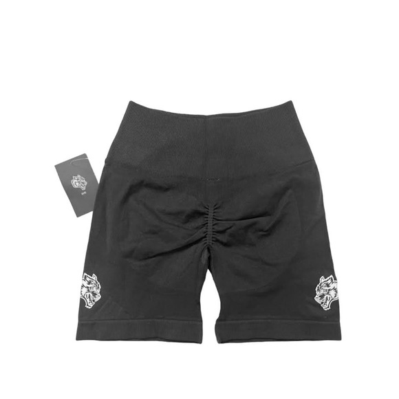 NWT! Alphalete Darc Sport She Wolf Biker Shorts GREY/ SMALL - Picture 2 of 4